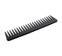 HEANUJJ Peine Vintage de Fibra de Carbono Negro para Peinar el Cabello Dientes Anchos, Antistático y Desenredante sin Dañar, Adecuado para Hombres y Uso Diario