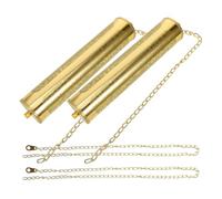 HEANUJJ Peso de Reloj de Pared de Hierro Hueco Diseño Floral 1 Par Cadena de 2 Metros y 2 Pares de Ganchos Pieza de Repuesto para Mecanismo de Reloj Decorativo y Accesorio