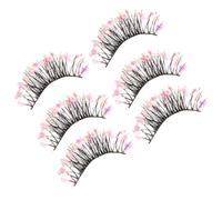 HEANUJJ Pestañas Postizas Naturales Cortas Efecto Brillante, 3 Pares Esponjosos para Mujeres, para Citas y Celebraciones