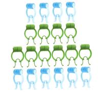 HEANUJJ Pinzas para Detener Hemorragias 20 Unidades 10 Azules 10 Verdes Tamaño Adecuado Diseño Antideslizante y Ligero para Uso Doméstico y Respiración Cómoda