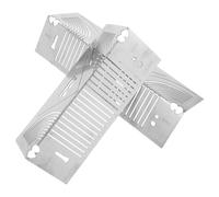 HEANUJJ Regla de Ángulo Multifuncional de Acero Inoxidable para Marcar y Doblar, 2 Piezas, Adecuado para Dibujo Curvo y Trabajos de Metal