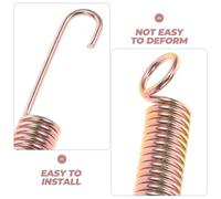 HEANUJJ Resorte de Pata de Cabra para Bicicleta Eléctrica y Motocicleta, Acero Inoxidable Dorado, Duradero y Ajuste para Patinete Eléctrico y Bicis Eléctricas