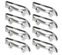 HEANUJJ Rodamientos para Puertas Corredizas de Vidrio 12 Piezas Ruedas de Acero para Ventanas y Gabinetes, Capacidad de Carga Fuerte, Deslizamiento Suave en Muebles Deslizantes