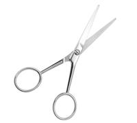 HEANUJJ Tijeras para Bigote Accesorio Profesional para Hombres de Acero Inoxidable Diseño Dentado y Recorte de Precisión Antideslizante para Cuidado de