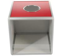 HEANUJJ Urna Electoral de Aleación de Aluminio Resistente y Transparente, Caja de Donaciones para Reuniones Diseño Decorativo Seguro y Multifunción Color Color Varios estilos