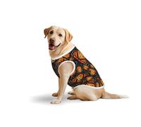 Heaps Of Orange Monarch Butterflies - Camiseta con estampado suave para perros grandes, cómoda ropa de algodón para mascotas, camiseta elástica para perro, sudadera sin mangas (3xl-5XL)