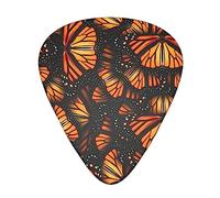 Heaps Of Orange Monarch Butterflies StOlmx - Juego de púas de guitarra - Diseño de impresión completa, 3 grosores disponibles