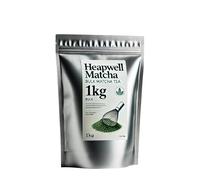 Heapwell Superfoods Ceremonial Matcha en polvo de 1 kg - Té verde japonés 100% puro - Paquete a granel para cafeterías, restaurantes, té de burbujas, perfecto para matcha latte, y más