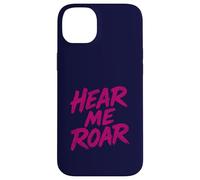 Hear Me Roar - Pincel Rosa Retro Animal Energy Wildcat Carcasa para iPhone 14 Plus