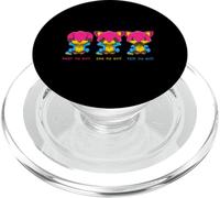 Hear No Evil See Not An Evil Talk No Evil Zorros Pansexuales PopSockets PopGrip para MagSafe