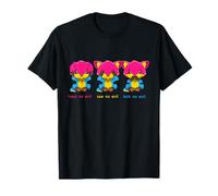 Hear See Talk No Evil Genderqueer Y Pansexual Camiseta