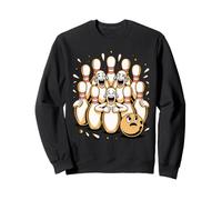 Hear The Ten Pins Laughing Bowling Bowler Pun Sudadera