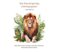 “Hear What the Spirit Says to the Congregations” | 2025-2026 Circuit Assembly of Jehovah’s Witnesses Notebook: Note-Taking Journal | 6x9 Inch | 80 Pages | Jehovah's Witnesses Gift Idea