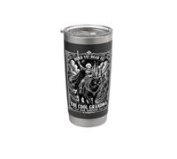 Hear Ye Hear Ye The Cool Grandma Ha Llegado Fantasy Cat Vaso térmico de acero inoxidable de doble pared