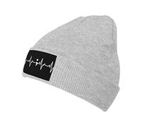 Hearbeat Punto Y Coma Prevención del Suicidio Concienciar Unisex Slouch Gorrita Cálido Gorra De Calavera Ligero Gorro De Invierno para Esquí Ciclismo Deporte