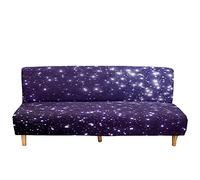 Hearda 3D Funda Sofa Cama Sin Brazos Elástica, Fundas de Clic Clac Ajustables Sofa Cama Plegable Protector de Muebles Antideslizante para Sofá Cama Plegable sin Reposabrazos (Estrella 3,160-190cm)