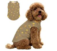 Hearda 3D Plantes Vertes Gilet Rafraîchissant pour Chien,Gilet Rafraichissant Chien Protection UV,T-Shirt Respirant,Manteau Rafraichissant pour Chiens pour Chasse,l'Entraînement (Caqui,XS)
