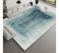 Hearda Alfombra de Pelo Corto Moderna, Alfombra Imitación Cachemira Suave Habitacion Salon con Base Antideslizante Pasado de Moda Alfombrilla Lavable Tapete para Decoración (Estilo 8,80x160cm)