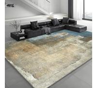 Hearda Alfombra de Pelo Corto Moderna, Alfombra Imitación Cachemira Suave Habitacion Salon con Base Antideslizante Pasado de Moda Alfombrilla Lavable Tapete para Decoración (Estilo 6,60x90cm)