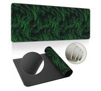 Hearda Alfombrilla Ratón XXL/XL/L, Líneas de Contorno Coloridas Alfombrilla Rató, Alfombrilla Gaming con Bordes Cosidos Base Antideslizante, Mouse Pad para Oficinas Hogares (900x400x3mm,Verde1)
