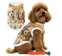 Hearda Chaleco de Refrigeración para Perro, Verano Chaleco de Enfriamiento para Mascotas Ligero y Transpirable Camisa Refrigerante para Cachorros Perros Pequeños Medianos Gatos (Gato 3D 1,L)