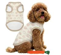 Hearda Chaleco de Refrigeración para Perro, Verano Chaleco de Enfriamiento para Mascotas Ligero y Transpirable Camisa Refrigerante para Cachorros Perros Pequeños Medianos Gatos (Huella 1,L)