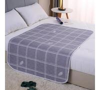 Hearda Empapadores Cama Adultos Lavables 1 Pieza, Impermeable, Transpirable y Reutilizable y 4 Capas de Protección, Adecuada para el Cuidado de Adultos/bebés, pañales para Mascotas - 50x70CM