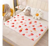 Hearda Empapadores Cama Adultos Lavables, Protector de Cama Absorbentes Impermeable, Salvacamas Reutilizables con Animales Lindos para Incontinencia Niños Adultos Mayores (Amar,200x230cm)