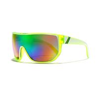 Hearda Gafas de Sol Polarizado Deportivas para Hombre Mujer, Gafas de Sol Corridor Ligero Gafas Ciclismo Unisex para Pescar Correr Deportes al Libre y Bicicletas (Talla única,Fluorescente)