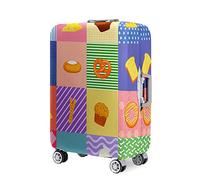 Hearda Horneado de Pan 3D Funda Maleta Elástica,Funda para Maletas 18-32 Pulgadas,Cubierta de Equipaje Lavable y Reutilizable, Anti-Rasguños Anti Polvo Viajar Protectora (Gâteau,XL (29-32 Pulgadas))