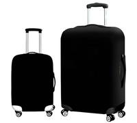 Hearda Patrón 3D Funda Maleta Elástica, Funda para Maletas 19-32 Pulgadas, Cubierta de Equipaje Lavable y Reutilizable, Anti-Rasguños Anti Polvo Viajar Protectora (Negro,L (26-28 Pulgadas))