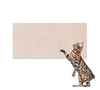 Hearda Rascador Gatos Autoadhesivo, Alfombrillas Rascador para Gatos de Resistente al Desgaste, para Sofa, Pared, Esquina, Antiarañazos, Protege Muebles (Beige,40x100cm)