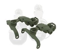 HEARFALCOM Adaptador de riel ARC para casco táctico compatible con orejeras Razor de Walker (para Walker's Razor Digital) (FG)