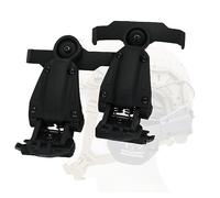 HEARFALCOM Adaptador de riel ARC para cascos Fast Series compatible con orejeras Walkers Razor (Walkers Razor, Walkers Razor Digital) (BK)