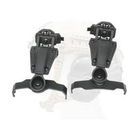HEARFALCOM Adaptador de riel ARC para cascos Fast Series compatible con orejeras Walkers Razor (Walkers Razor, Walkers Razor Digital) (gris)