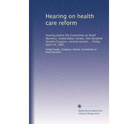 Hearing on health care reform: Hearing before the Committee on Small Business, United States Senate, One Hundred Second Congress, second session ... Friday, April 24, 1992