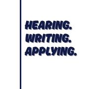 Hearing, Writing, Applying: A blank journal for sermon notes, reflections, applications, and more | 6x9 inches, 120 pages | perfect for church, bible study, and personal growth