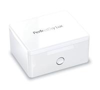 Hearing360 PerfeT DRY LUX Estación de limpieza UV, deshumidificación y secado para audífonos sin baterías internas, sistema de aire caliente pulsante con luz indicadora automática LED