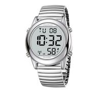 Hearkent Atomic Digital Talking Watch British English Speaking Pleasant Voice Big Numbers Radio-conrtolled Watch for Elderly Or Blind People