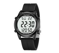 Hearkent Podometro Reloj para Caminar para Senior Sin Bluetooth No Requiere App con Contador de Pasos Calorias y Numeros LCD Grandes