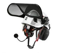 HEARMOR VOLTEK - Juego de casco de seguridad forestal, casco duro ABS con Bluetooth 5.3 Shield LD HM, protección completa para cabeza, ojos, cara y audición, a prueba de golpes, diseño ventilado