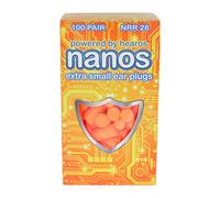 HEAROS Nanos XS - Protección auditiva con cancelación de ruido, NRR 28, comodidad extrema, paquete de 100 pares (5891)