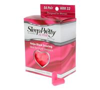 Hearos Sleep Pretty in Pink - Tapones para los oídos para mujer, 56 unidades