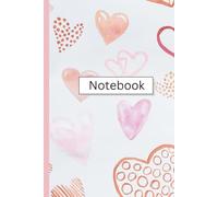 Heart A4 Lined Notebook, Pink: 100 Pages | College Ruled Paper | 8.5"x11" Size | Perfect for Teens, Teachers, and Women | Great for School, Office & Home