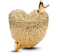 Heart and Arrow 14k Gold-Plated Charm