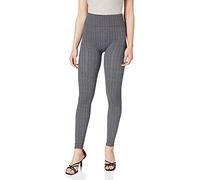 HEART and SOUL Leggings sportivi Donna-Herringbone Sport, Black, Regular Womens