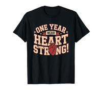Heart Attack Anniversary Survivor One Year Alive Cardiac Camiseta