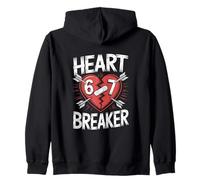 Heart Breaker 67 Seis Siete Skate Valentine Six Seven Meme Sudadera con Capucha