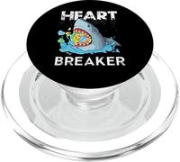 Heart Breaker Shark Shirt Valentine Shark Shirt Valentines PopSockets PopGrip para MagSafe