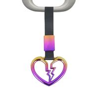 Heart Car Handle Strap - Auto Hand Loop, Vehicle Safety Grip, Decorative Heart Shaped Car Handle Strap, Elderly Assistance Interior Exterior Truck Bus Accessory for Comfort Safety Driving Support